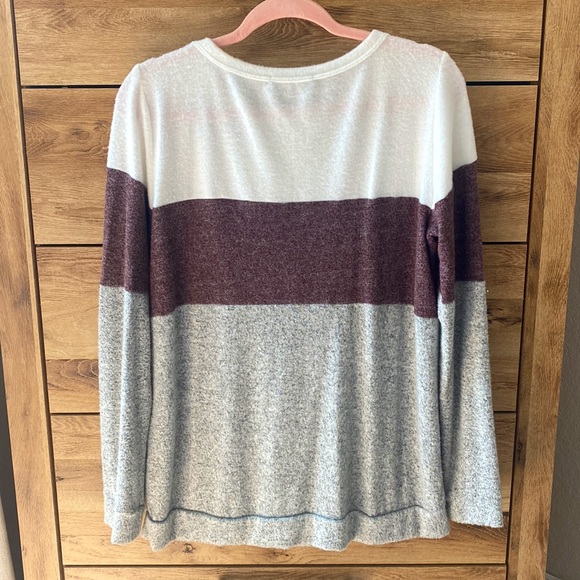 Pink Clover - Ameya Brushed Knit Top - Grey - Medium - Picture 2 of 5